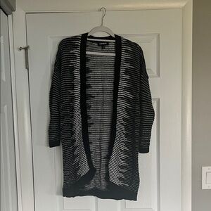 Black and White Pattern Cardigan